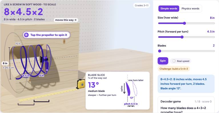 Propeller decoder preview